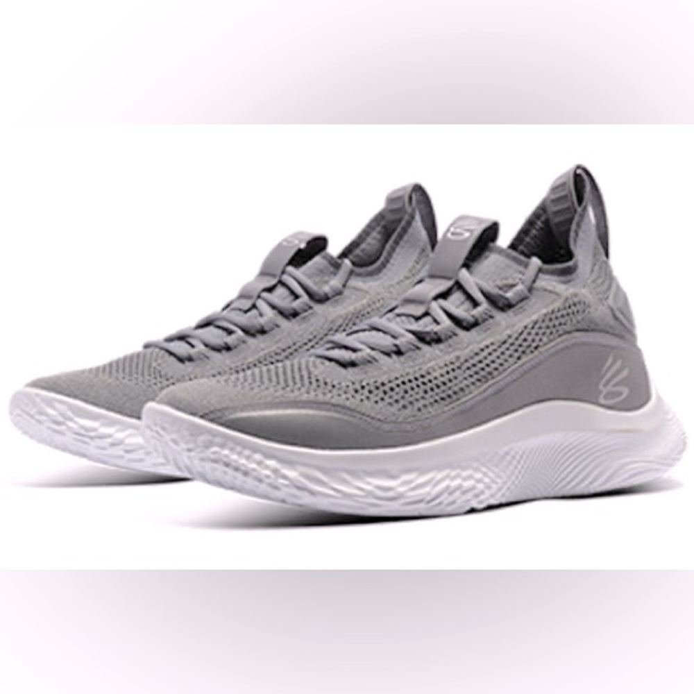 UNDER ARMOUR | Curry Flow 8 light grey/silver basketball shoes/sneakers Unisex